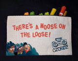 Moose On The Loose Pencil Bag image 1